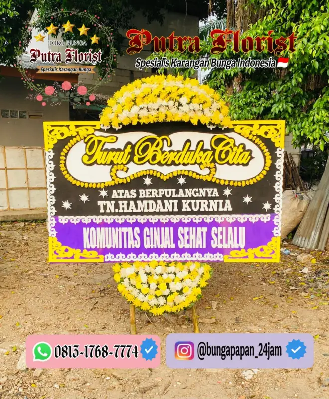 Jual Bunga Papan 550rb di Putra Florist