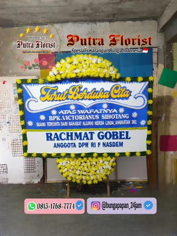 Jual Bunga Papan 550rb di Putra Florist