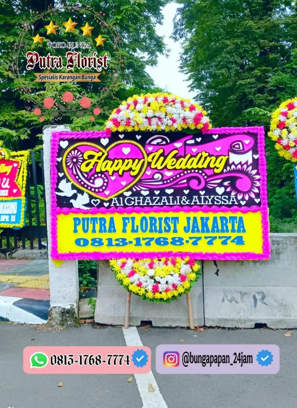 Jual Bunga Papan 550rb di Putra Florist