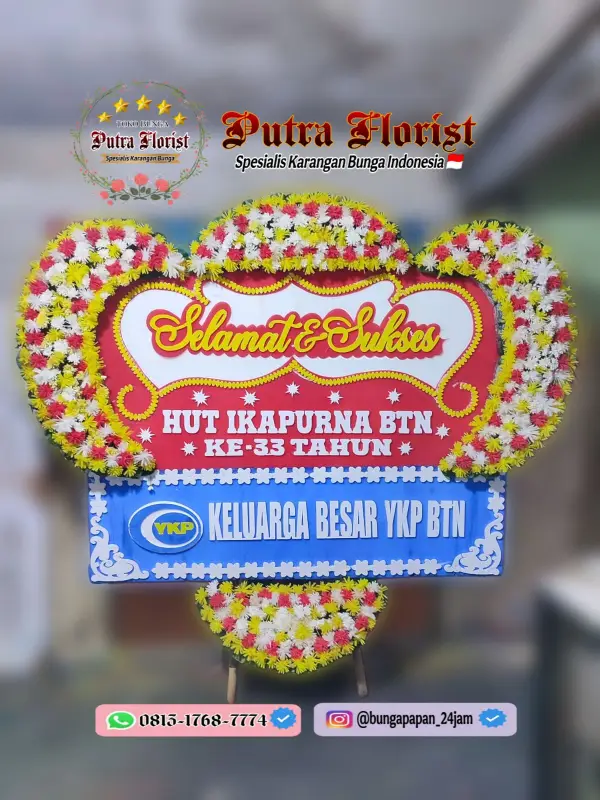 Jual Bunga Papan 1.35jt di Putra Florist