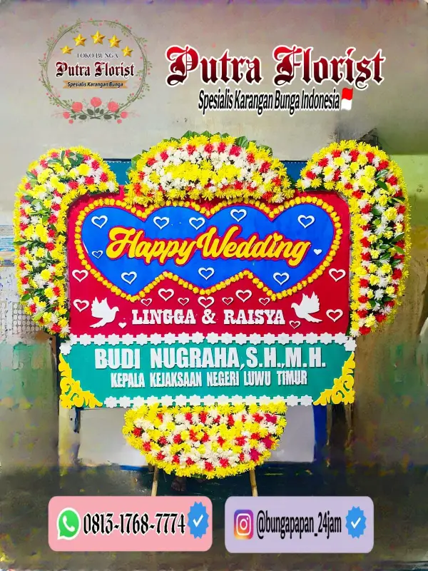 Jual Bunga Papan 1.35jt di Putra Florist