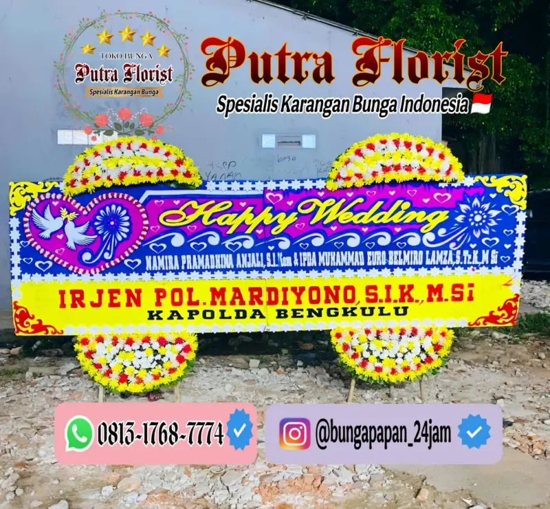 Jual Bunga Papan Gandeng 1.55jt di Putra Florist