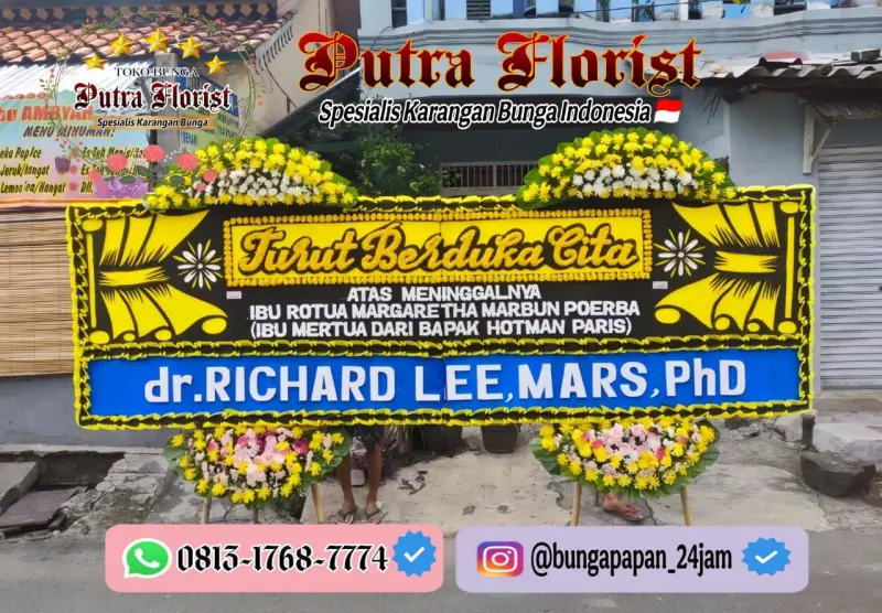 Jual Bunga Papan Gandeng 1.55jt di Putra Florist